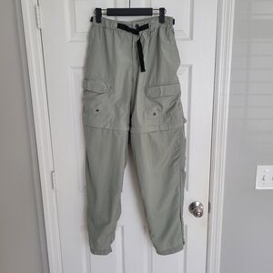 NWOT Women’s REI Nylon Convertible Zip Off Cargo Khaki Pants Shorts SIZE M